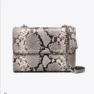 Tory Burch Fleming Embossed Shoulder Bag